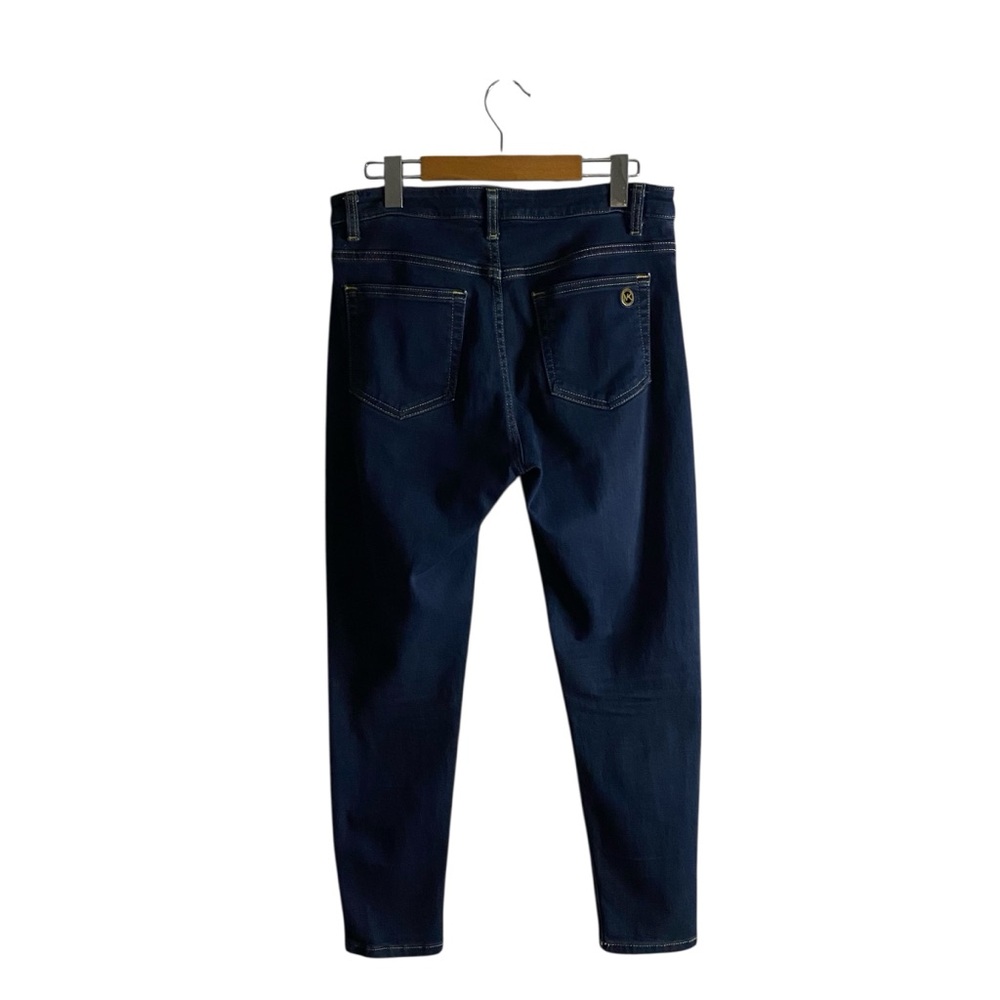 Michael Kors Women's Medium Indigo Izzy Skinny Ankle Jeans - Picture 9 of 9